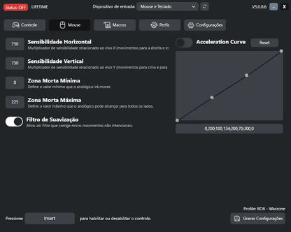 EMULADOR DE CONTROLE WARZONE & BO6
